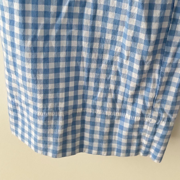 Lulus Delphine Blue & White Gingham Wide Leg Pants - Picture 7 of 16